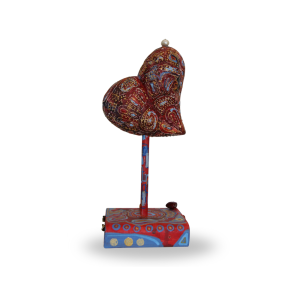 Širdelė asambliažas